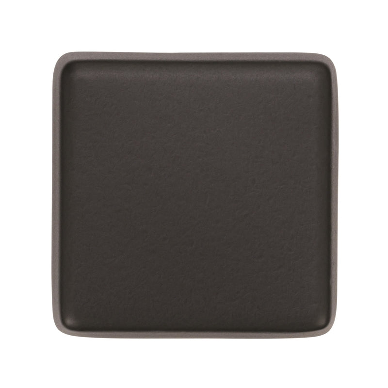 Amerock Blackrock Square Cabinet Knob 1-1/16 in. Black Bronze
