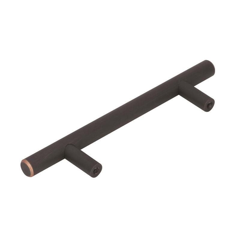 Amerock Bar Pulls Collection Contemporary Bar Cabinet Pull 3-3/4 in. Oil Rubbed Bronze Brown