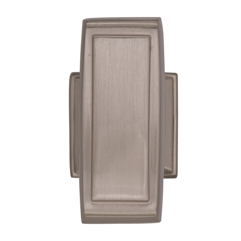Amerock Mulholland Rectangle Cabinet Knob 1-3/16 in. Satin Nickel