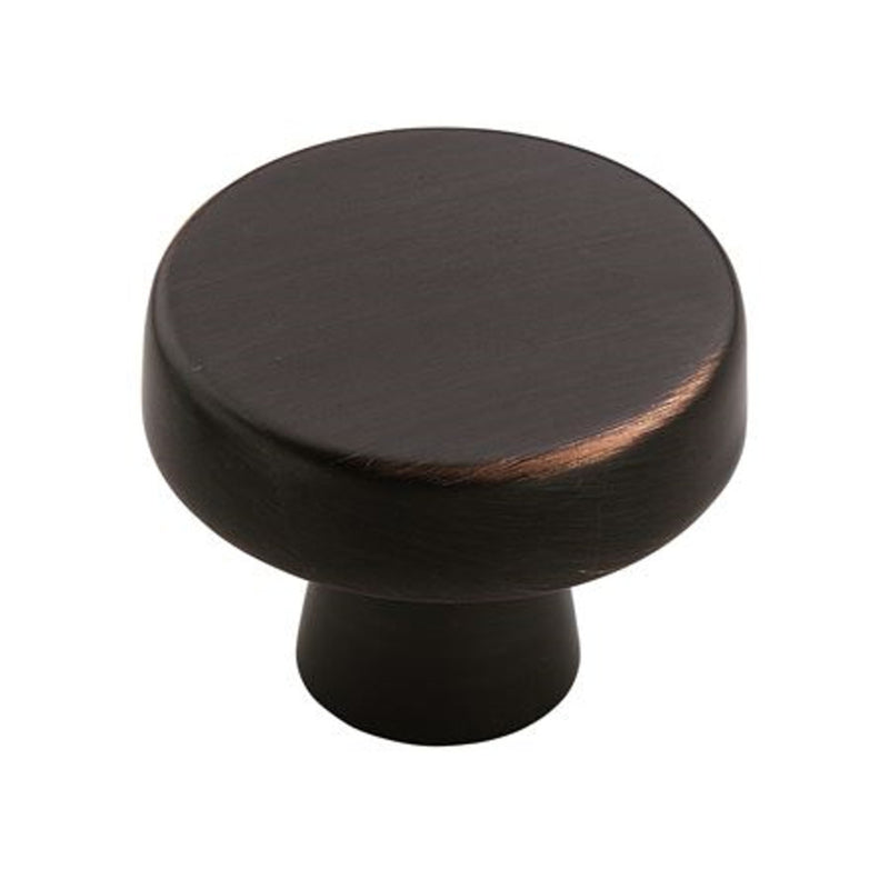 Amerock Blackrock Collection Round Cabinet Knob 1-5/16 in. D 1-1/8 in. Oil Rubbed Bronze