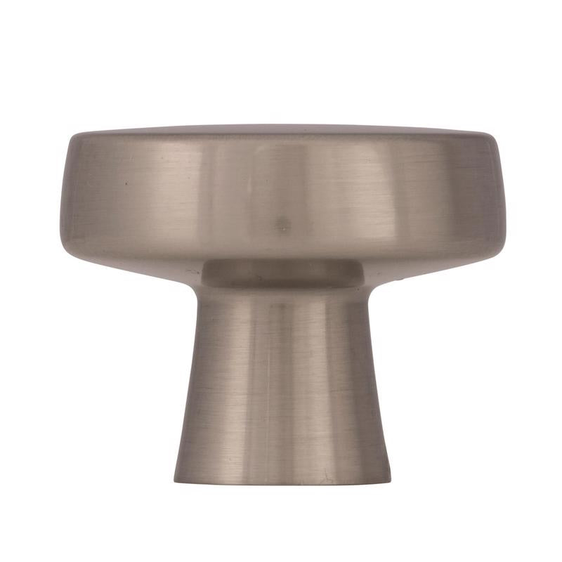 Amerock Blackrock Collection Round Cabinet Knob 1-5/16 in. D 1-1/8 in. Satin Nickel
