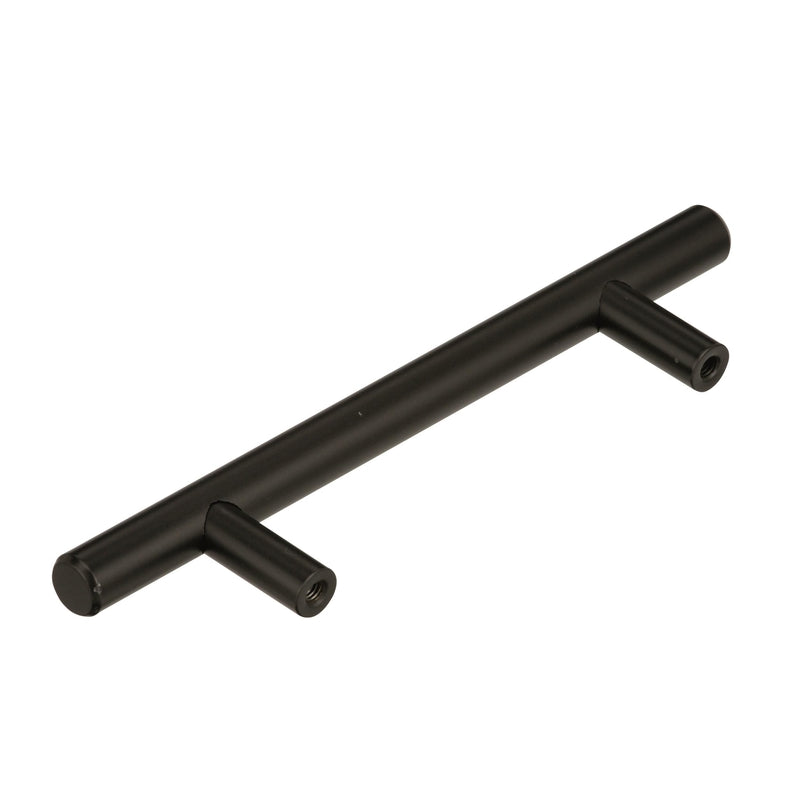 Amerock Contemporary Bar Bar Pull 3-3/4 in. Black Bronze Black