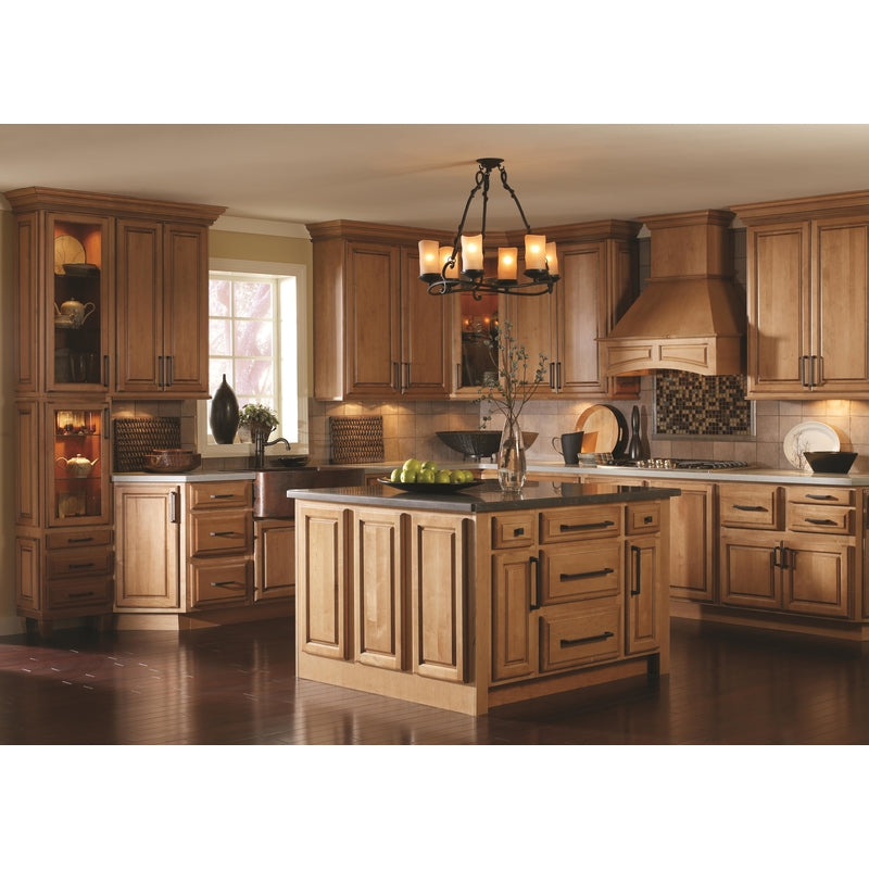 Amerock Blackrock Collection Transitional Arch Cabinet Pull 3-3/4 in. Black Bronze Black