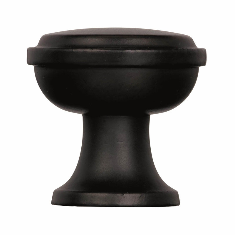 Amerock Westerly Transitional Round Cabinet Knob 1-3/16 in. D 1-3/16 in. Black Bronze