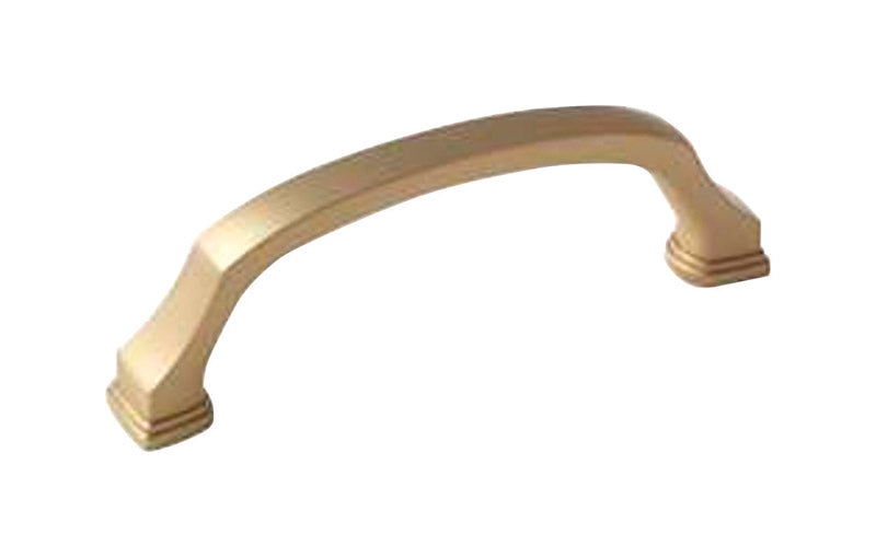 Amerock Traditional Arch Cabinet Pull 3-3/4 in. Golden Champagne Gold