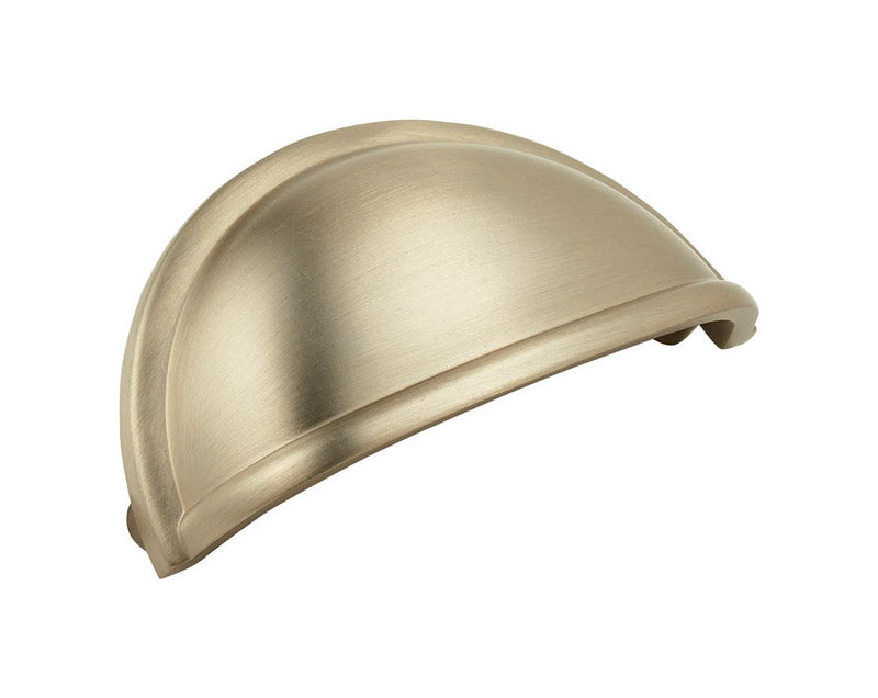 Amerock Cup Pull Collection Traditional Cup Cabinet Cup Pull 3 in. Golden Champagne Gold
