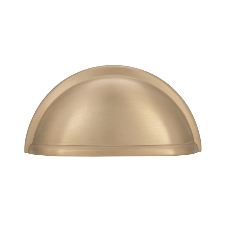 Amerock Cup Pull Collection Traditional Cup Cabinet Cup Pull 3 in. Golden Champagne Gold