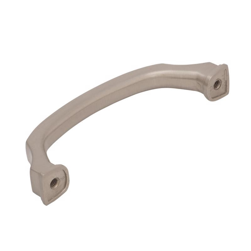 Amerock Traditional Arch Cabinet Pull 3-3/4 in. Satin Nickel Silver