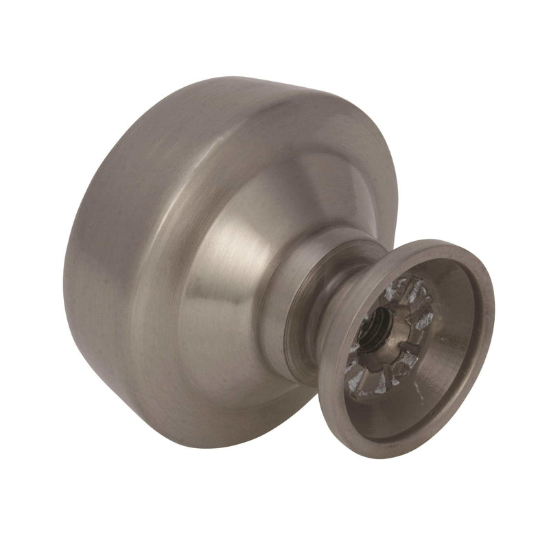 Amerock Kane & Crosley Collection Cabinet Knob 1-1/4 in. D 1-1/4 in. Satin Nickel