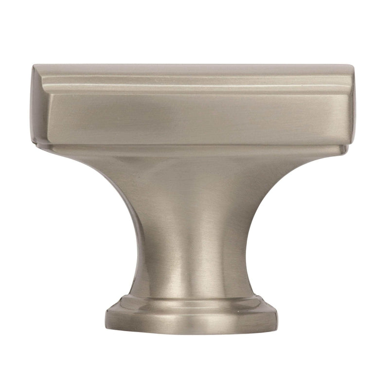 Amerock Highland Ridge Collection Round Cabinet Knob 1-1/8 in. D 1-1/8 in. Satin Nickel