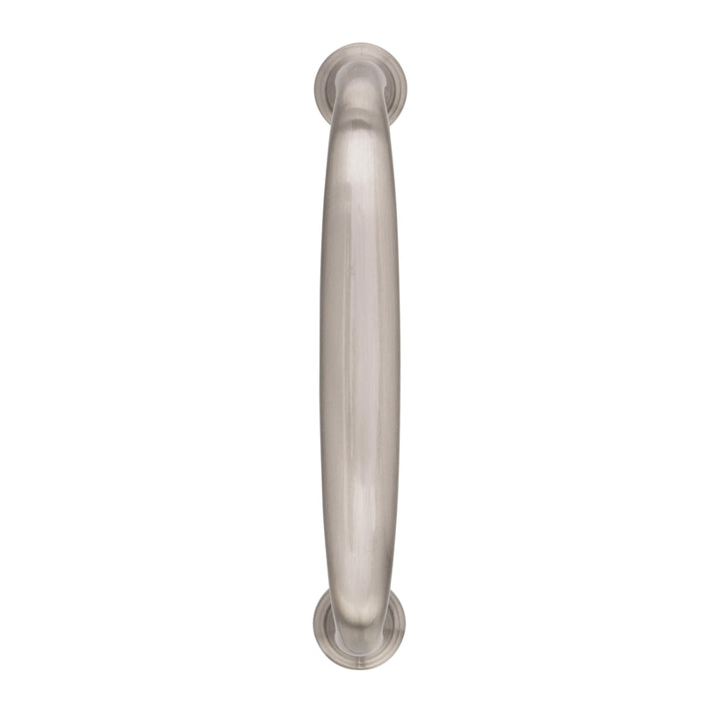 Amerock Kane & Crosley Collection Transitional Arch Cabinet Pull 3-3/4 in. Satin Nickel Silver