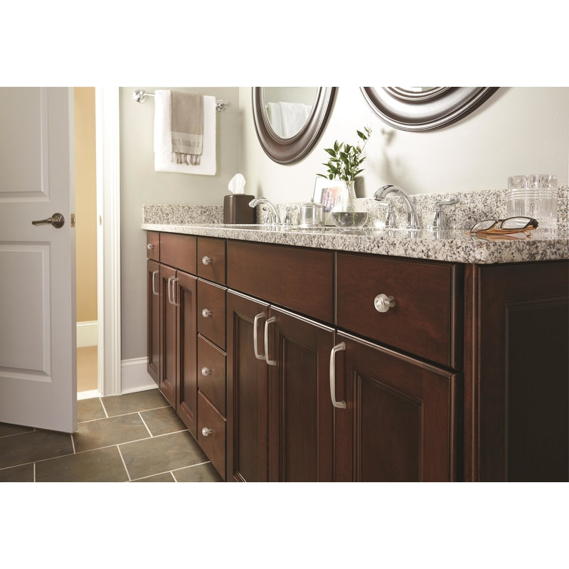 Amerock Kane & Crosley Collection Transitional Arch Cabinet Pull 3-3/4 in. Satin Nickel Silver