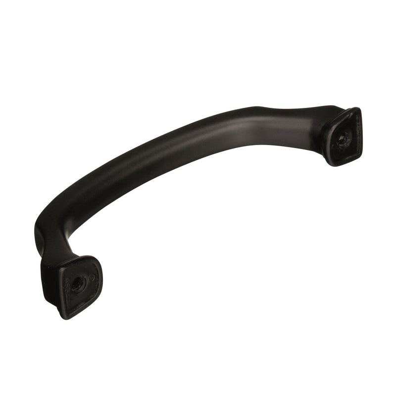 Amerock Traditional Arch Cabinet Pull 3-3/4 in. Black Bronze Black