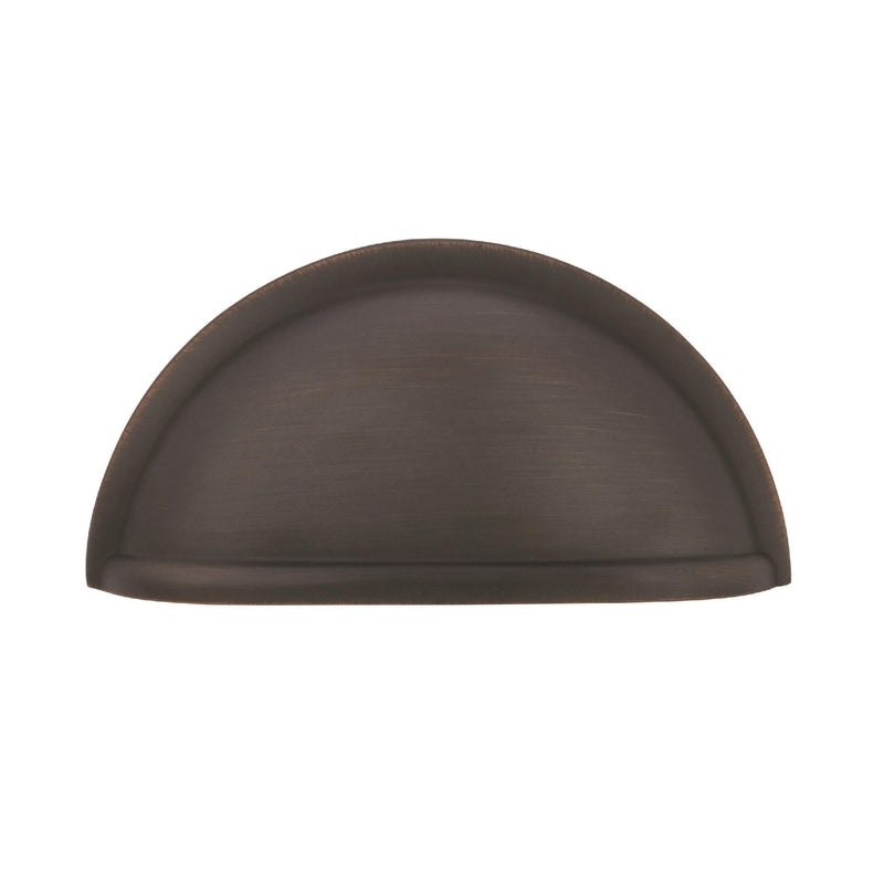 Amerock Cup Pull Collection Traditional Cup Cabinet Cup Pull 3 in. Oil Rubbed Bronze Brown