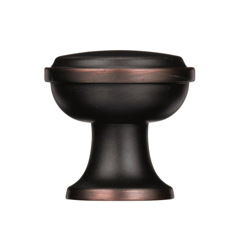 Amerock Westerly Collection Round Cabinet Knob 1-3/16 in. D 1-3/16 in. Oil Rubbed Bronze