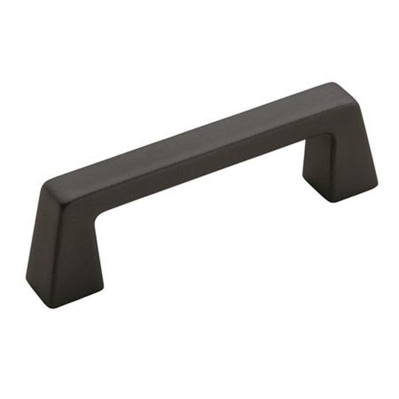 Amerock Blackrock Collection Transitional Arch Cabinet Pull 3 in. Black Bronze Black