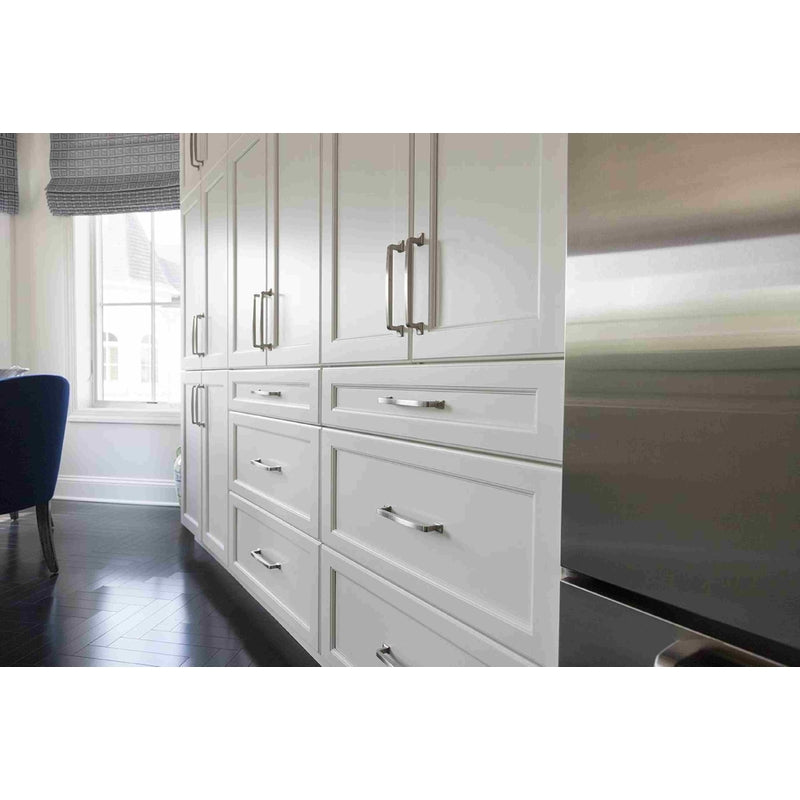 Amerock Transitional Arch Cabinet Pull 5-1/16 in. Satin Nickel Silver