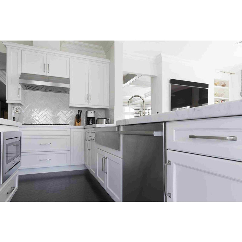 Amerock Transitional Arch Cabinet Pull 3-3/4 in. Satin Nickel Silver