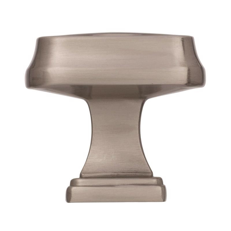 Amerock Grace Revitalize Collection Round Cabinet Knob 1-1/8 in. D 1-1/8 in. Satin Nickel