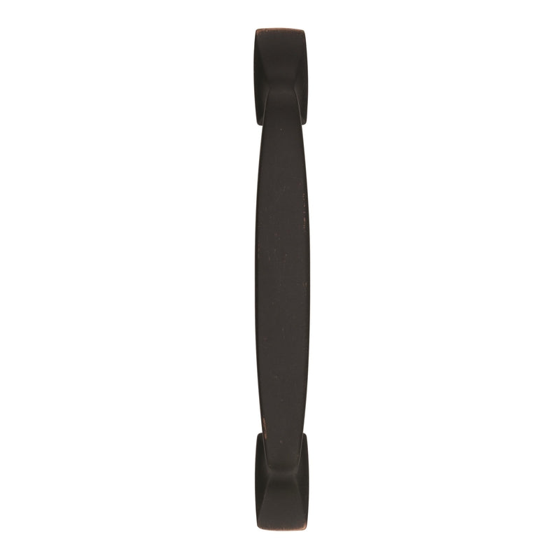 Amerock Highland Ridge Collection Transitional Arch Cabinet Pull 3-3/4 in. Dark Oiled Bronze Brown 1