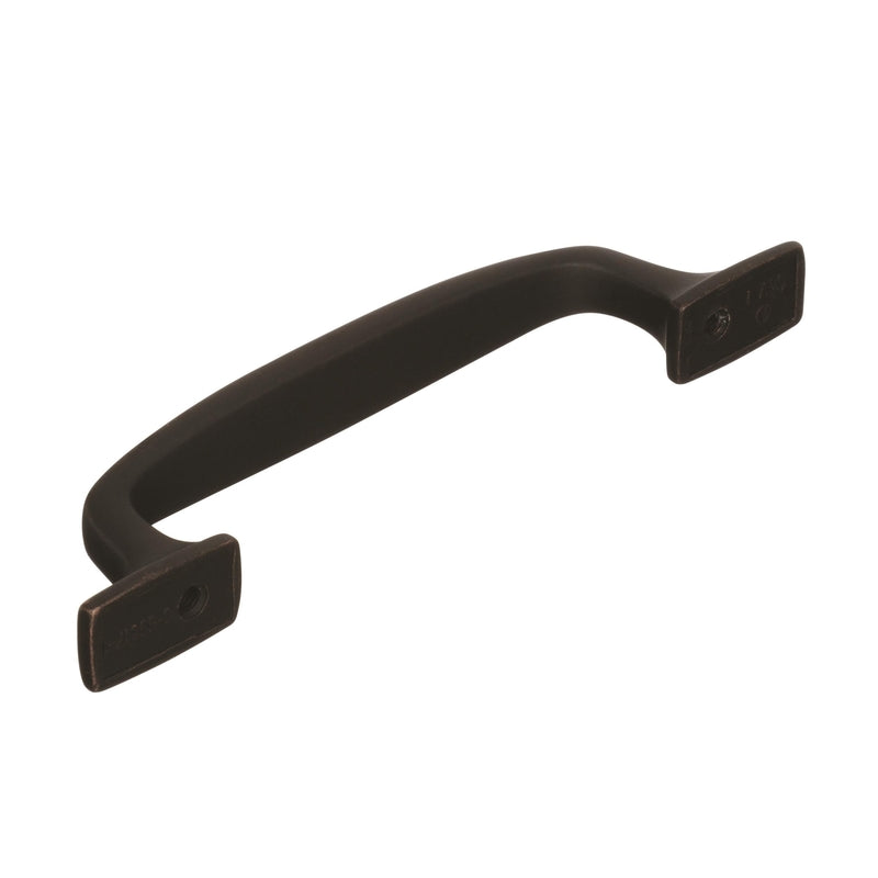 Amerock Highland Ridge Collection Transitional Arch Cabinet Pull 3-3/4 in. Dark Oiled Bronze Brown 1