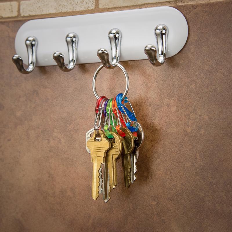 Nite Ize KeyRing S-Biner 2.2 in. D Stainless Steel Assorted Key Ring