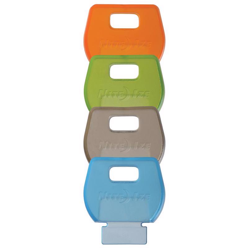 Nite Ize IdentiKey 2.5 in. D Rubber Assorted Key Cover