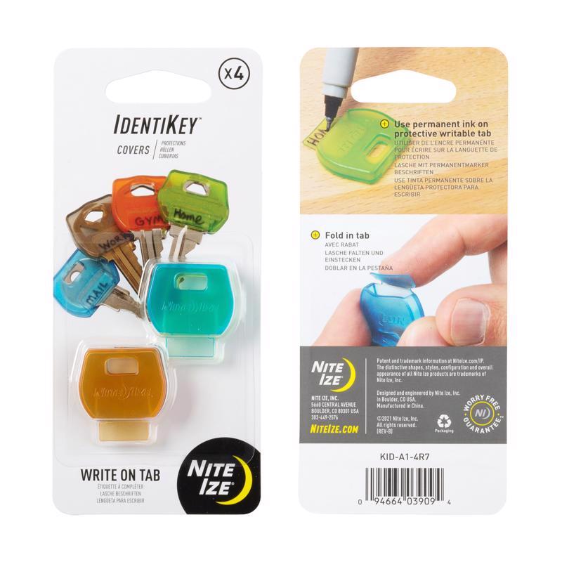 Nite Ize IdentiKey 2.5 in. D Rubber Assorted Key Cover