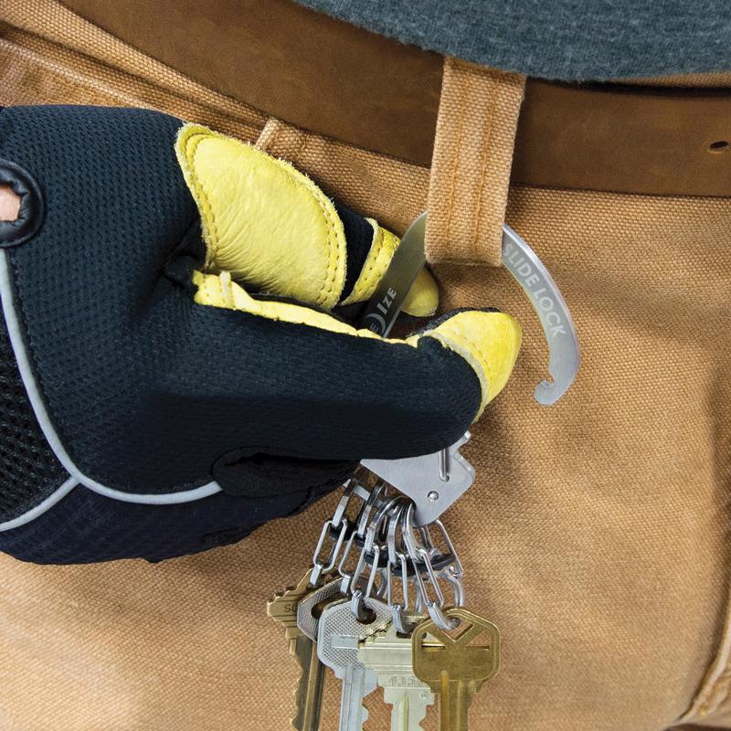 Nite Ize SlideLock 2.4 in. D Stainless Steel Silver Carabiner Carabiner Key Chain