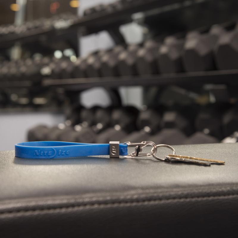 Nite Ize Cinch-A-Lot 0.6 in. D Rubber Blue Key Strap