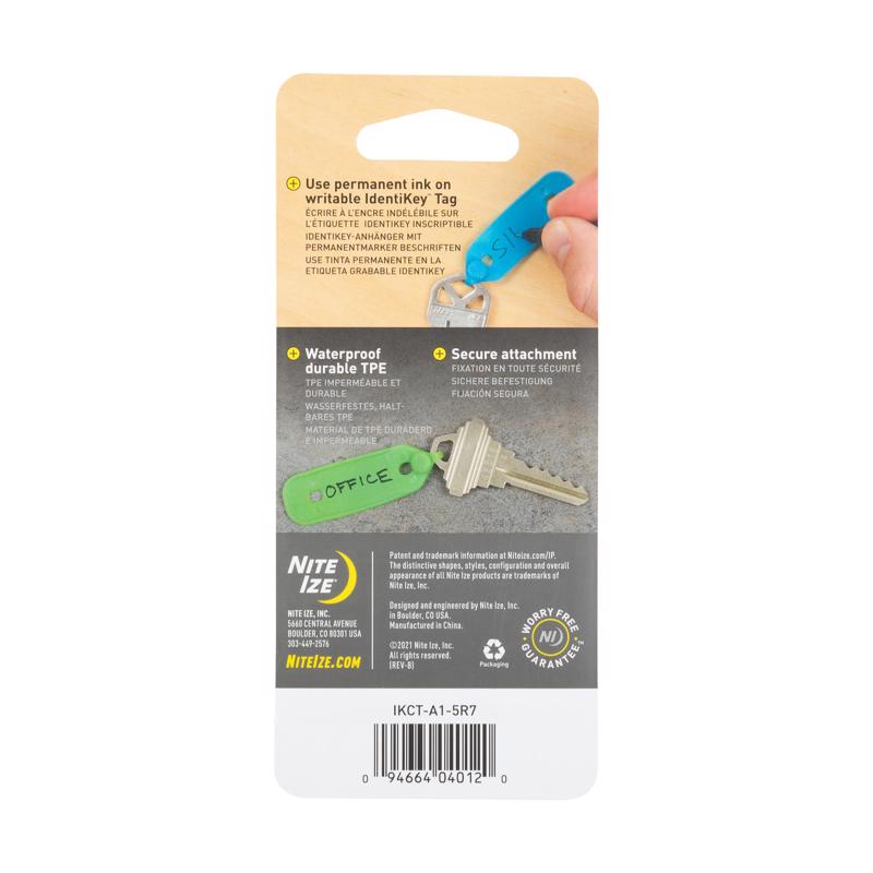 Nite Ize IdentiKey 2.4 in. D Plastic Assorted Identifiers Key Holder