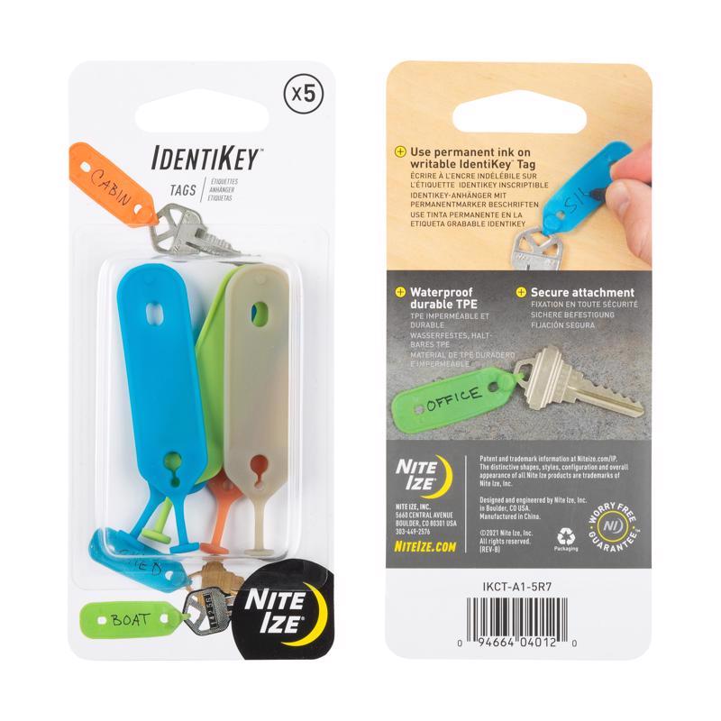 Nite Ize IdentiKey 2.4 in. D Plastic Assorted Identifiers Key Holder