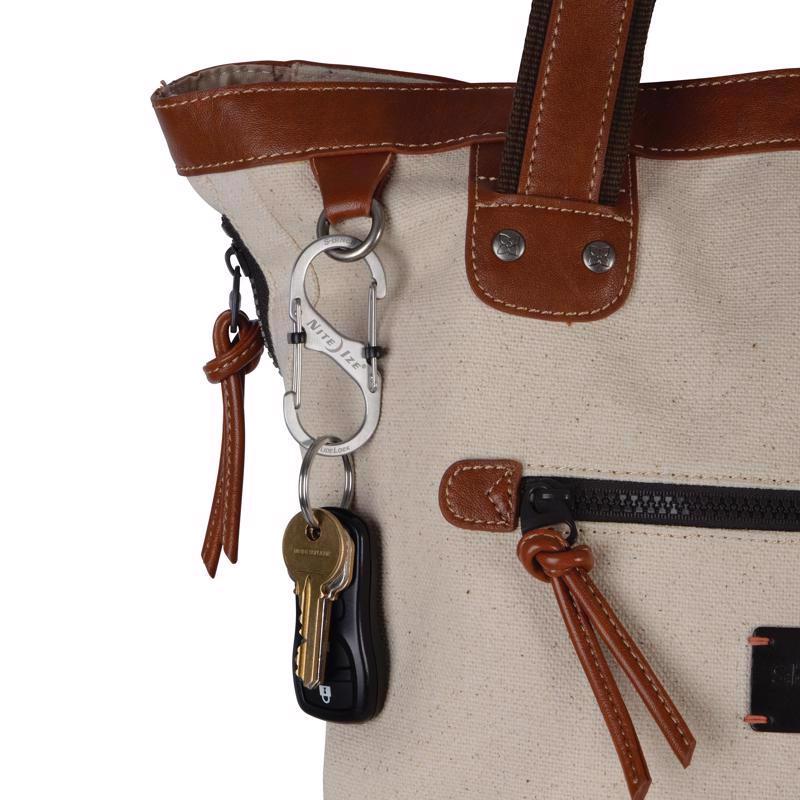 Nite Ize S-Biner Slidelock 1.8 in. D Stainless Steel Silver Carabiner S-Biner