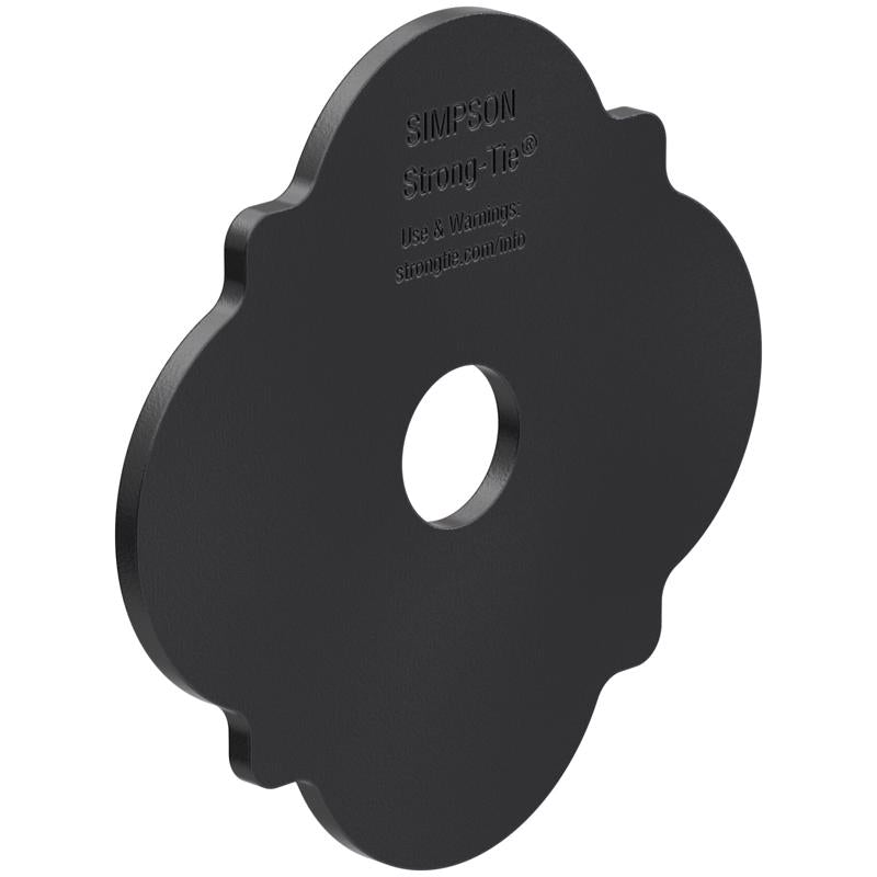 Simpson Strong-Tie Powder Coated Steel 3 in. Decorative Washer