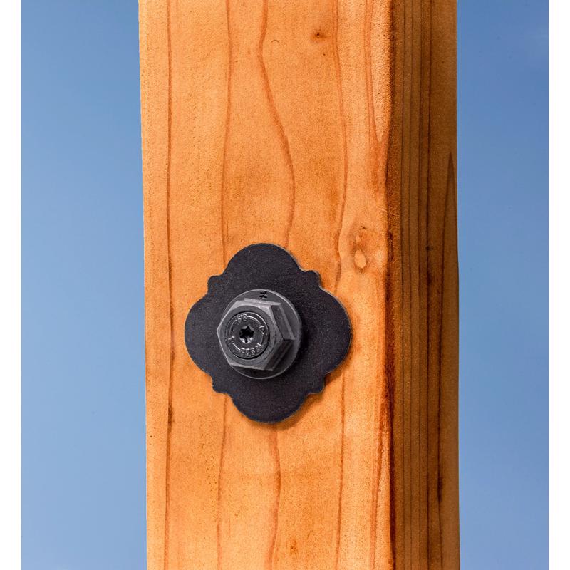 Simpson Strong-Tie Powder Coated Steel 3 in. Decorative Washer