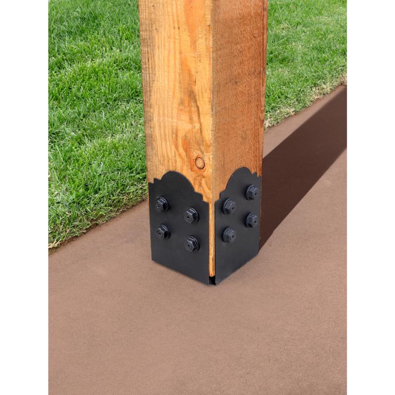 Simpson Strong-Tie ZMax 7.13 in. H X 5 in. W 12 Ga. Steel Post Base