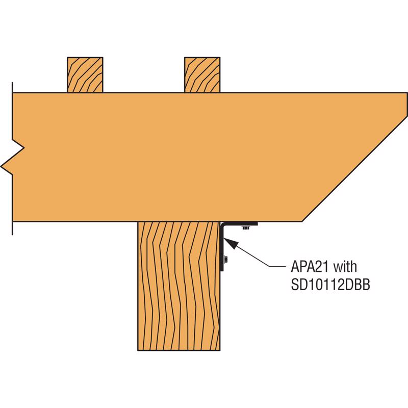 Simpson Strong-Tie 2 in. W X 2 in. L Steel Angle