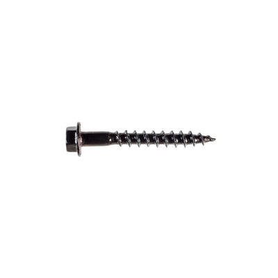 Simpson Strong-Tie No. 10 X 1-1/2 in. L Hex Black Bold Wood Screws 50 pk