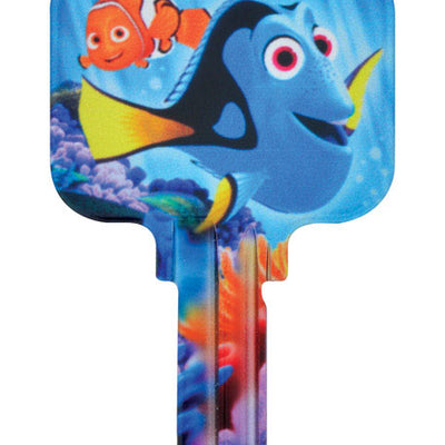 HILLMAN Disney Dory House/Padlock Universal Key Blank SC1 Single