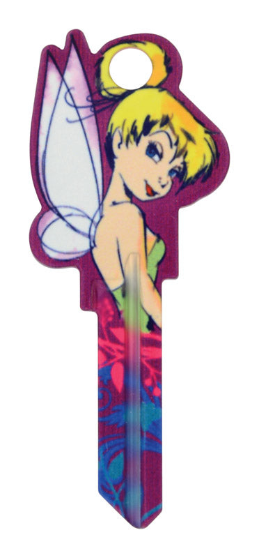HILLMAN Disney Tinker Bell House/Padlock Universal Key Blank KW1/10 Single