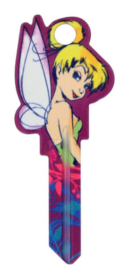 HILLMAN Disney Tinker Bell House/Padlock Universal Key Blank KW1/10 Single