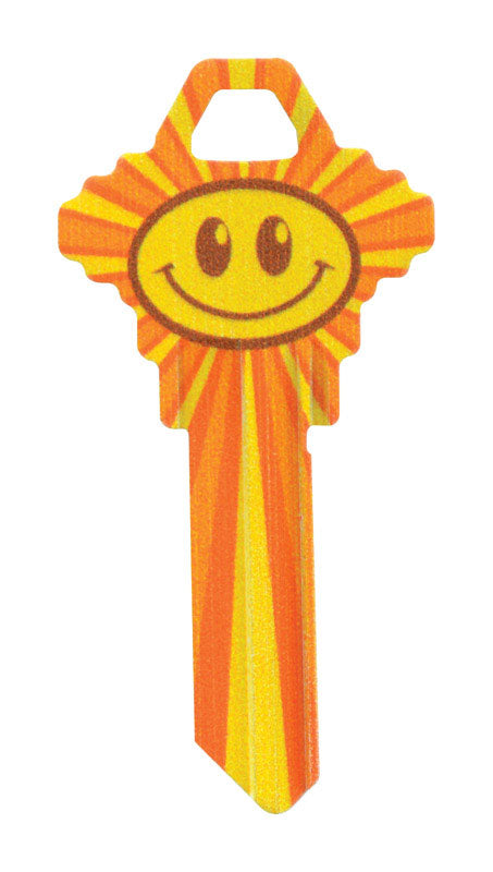 HILLMAN Wackey Smiley Face House/Office Universal Key Blank SC1 Single