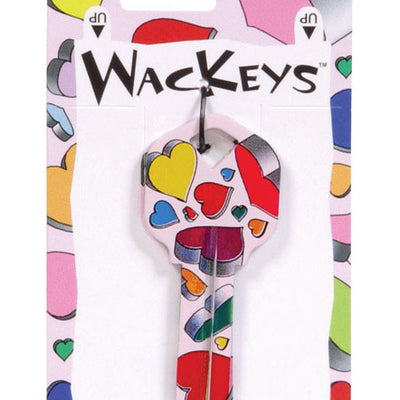 HILLMAN Wackey Hearts House/Office Universal Key Blank KW1 Single