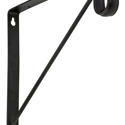 National Hardware Bronze Steel Shelf/Rod Bracket 32 Ga. 12-7/16 in. L 125 lb