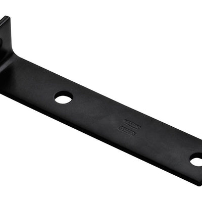 National Hardware 7.5 in. H X 1.5 in. W X 0.188 in. D Black Carbon Steel Inside Offset Leg Corner Br