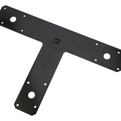 National Hardware 8 in. H X 1/8 in. W X 12 in. L Black Steel T-Plate