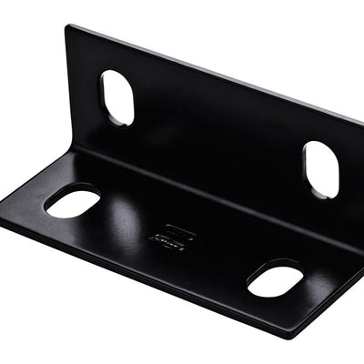 National Hardware 2.1 in. H X 5 in. W X 0.125 in. D Black Carbon Steel Inside/Outside Wide Corner Br
