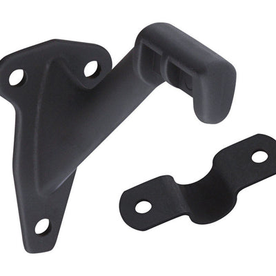 National Hardware Black Aluminum Handrail Bracket 250 lb