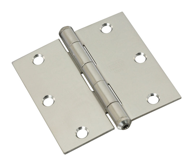 National Hardware 3.5 in. L Silver Door Hinge
