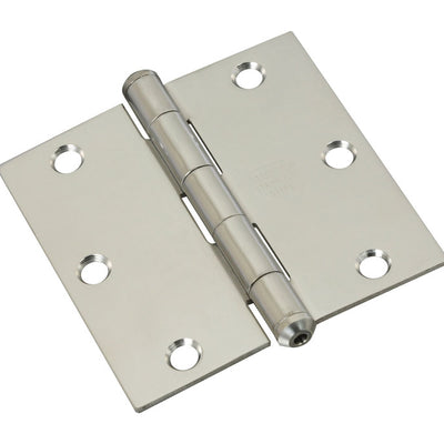 National Hardware 3.5 in. L Silver Door Hinge